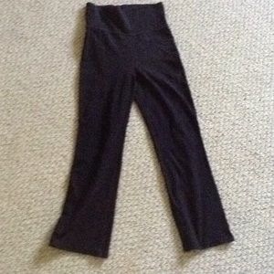 Black bell bottom leggings